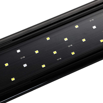 AQUANEAT LED Aquarium Light Full Spectrum 12 11"-14", light cover is black