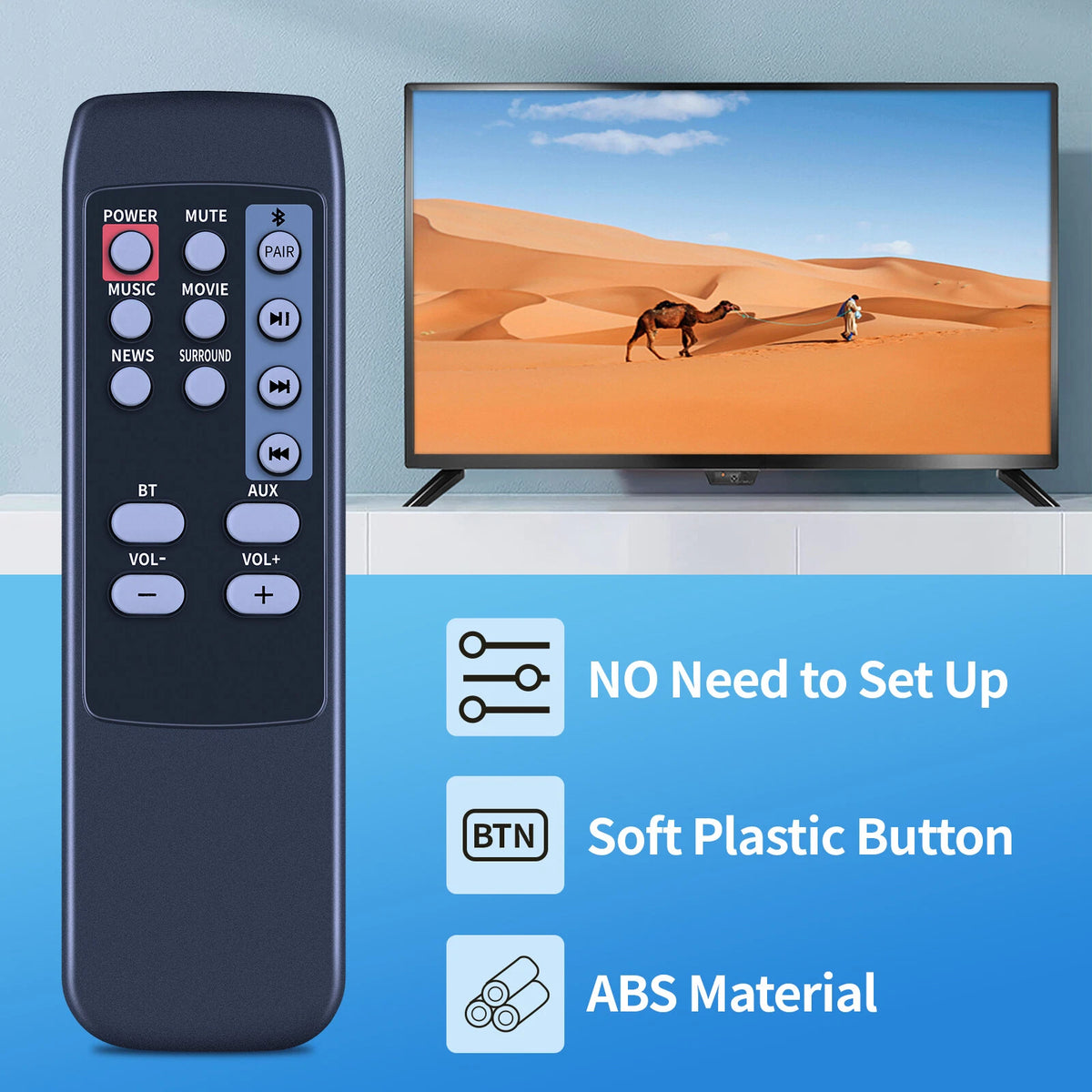 Remote Control For Nakamichi NK1B Soundbar Home Theatre System