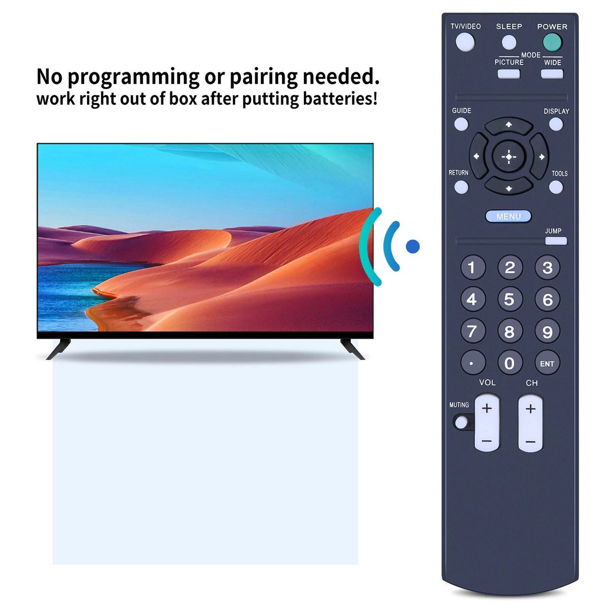 RM-YD021 Remote Control For Sony TV KDL-26ML130 KDL-26M3000 KDL-32M3000