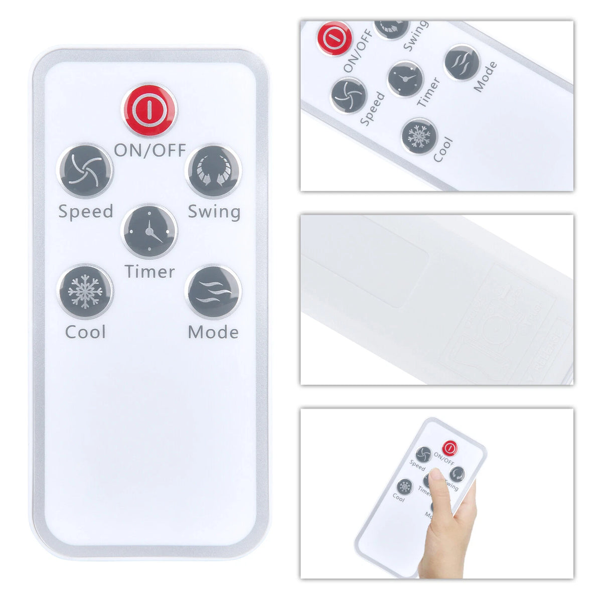 Replace Remote Control For VIVOHOME Evaporative Air Cooler,Portable Cooling Fan