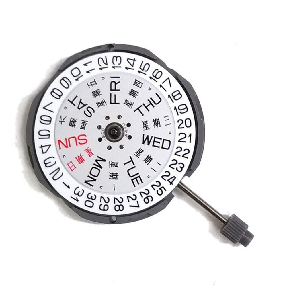 3 Hands Date @ 3 Metal Quartz Watch Movement With Stem For Miyota GM02 GM00