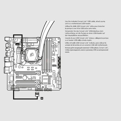FM3 AM3 AM4 Cooler Mounting Bracket For Corsair Hydro H60 H80i H100i H110i GT d