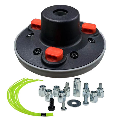 SIMUSI Universal Weed Eater Head, Easy Load String Trimmer Head Grey& Black