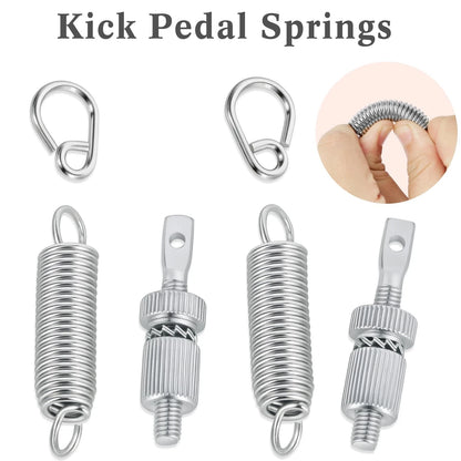 RANMING 2 Sets Bass Drum Pedal Spring Tension Assembly Standard 2A