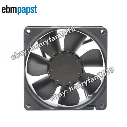 Ebmpapst 8412NMLE DC Axial Fan 12V 0.62W 52mA 80*80*25mm 26.5CFM Cooling Fan