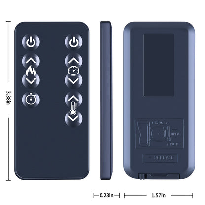 Replacement Remote Control For Electric Fireplace Infrared Quartz Space Heater