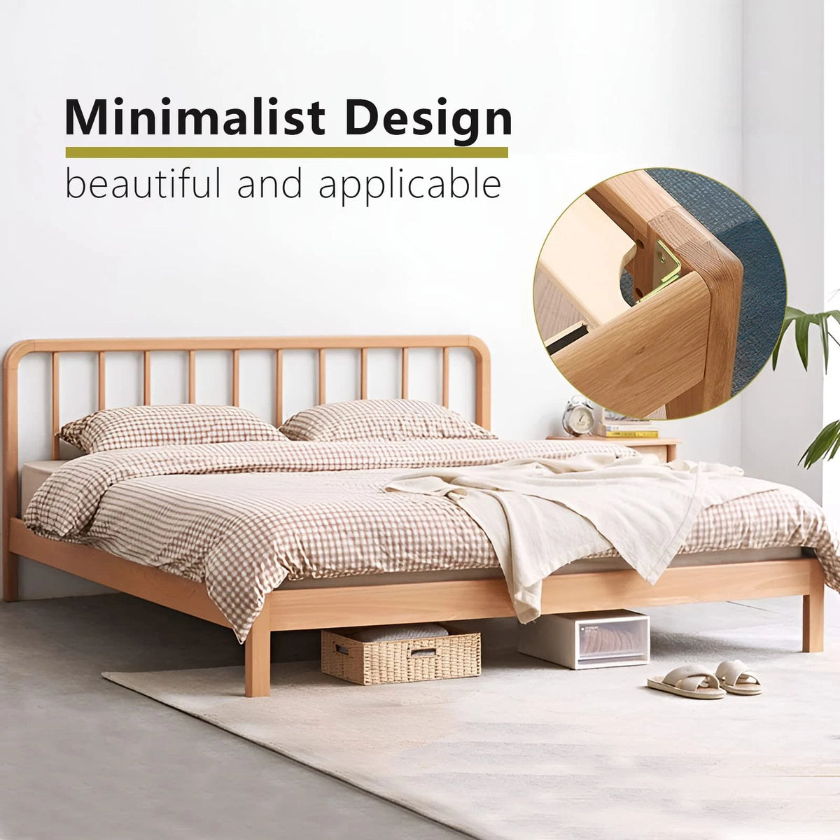 rockgoya Bed Rail Brackets, Gold-Colorful Frame Hardware, Gold-colorful
