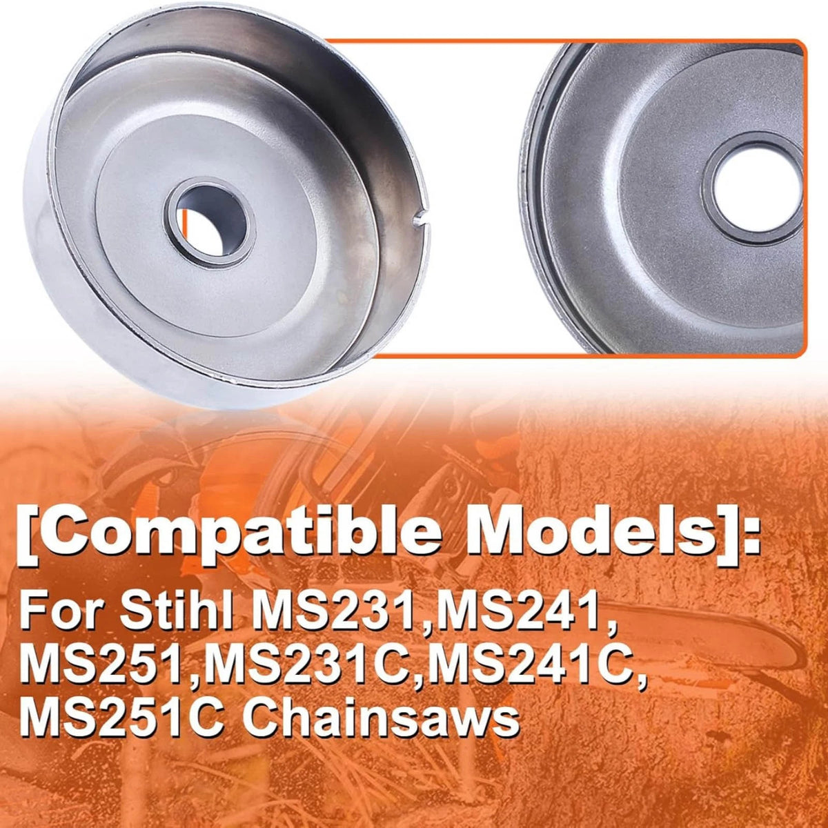 Replacement Clutch Drum Kit For Stihl MS231 MS241 MS251 MS231C MS241C MS251C