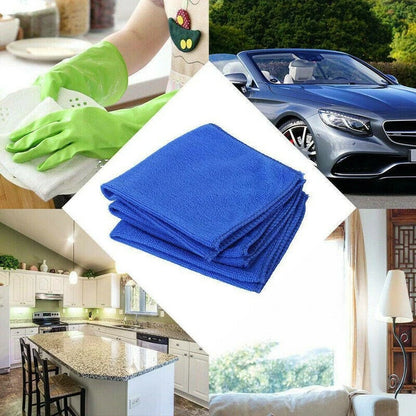 20 x LARGE MICROFIBRE CLEANING AUTO CAR DETAILING SOFT CLOTHS WASH TOWEL DUSTER
