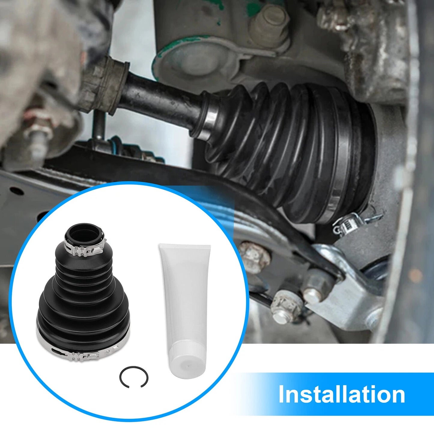 For Rhino 2.0 CV Front/Rear Axle Replacement Boot Kit
