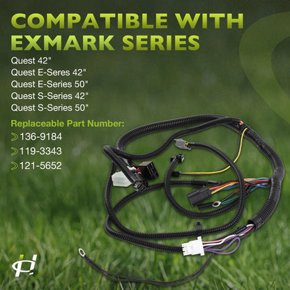 136-9184 Complete Wiring Harness Compatible with Toro TimeCutter Mower and...