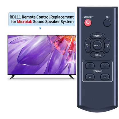 Replace Remote Control For Microlab RD111 Sound Speaker System FC530 2.1