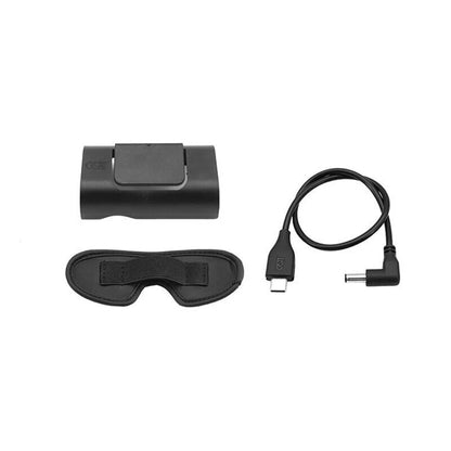 Glasses Battery Case Box Lens Shading Pad Charging Cable for DJI Goggles 2