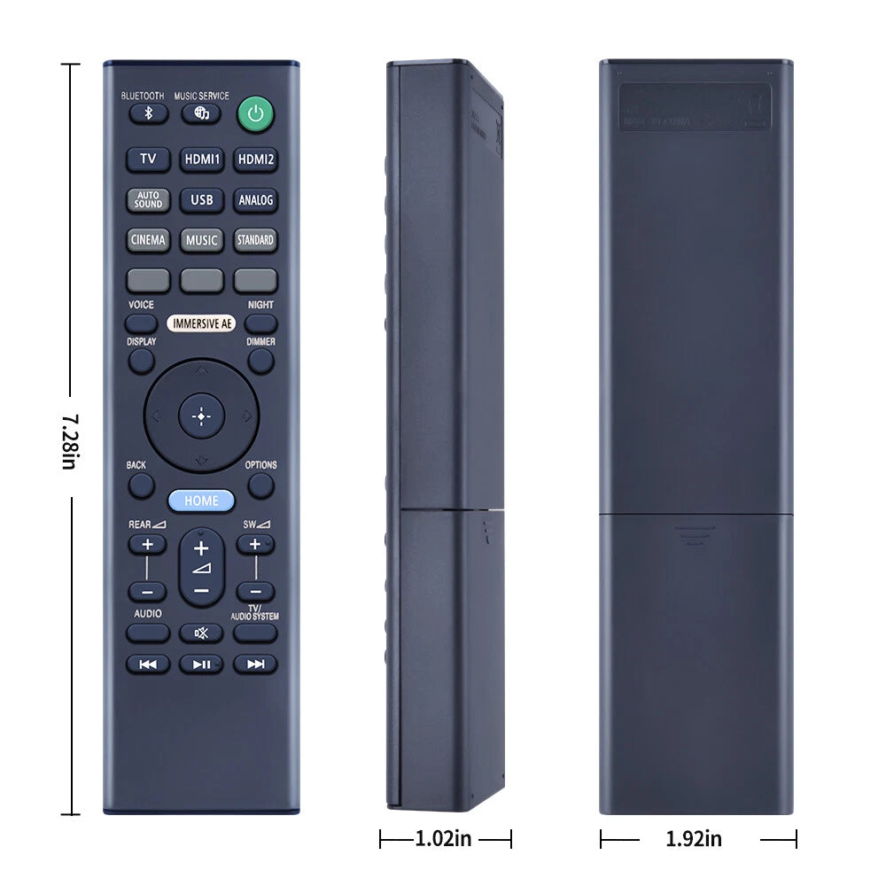 RMT-AH509U Replacement Remote Control For Sony Soundbar HT-A7000 HTA7000