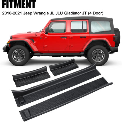 SUPAREE Door Sill Guards Kit fits JL Wrangler with Logo 4 1941