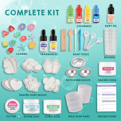 Klever Kits Bath Bomb, Soap Making Kit for 1 Count (Pack of 1), Multicolor