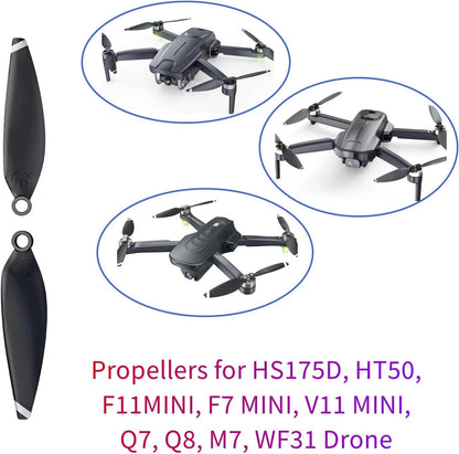 8Pcs HS175D Propellers for F11MINI F7 Mini Q5 Q7 Q8 M7 WF31 HT50...