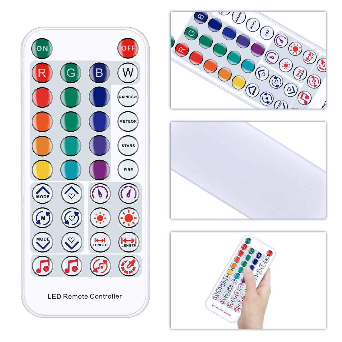 SP611E LED Remote Controller For WS2812B WS2811 SK6812 WS2812 LED Pixel String