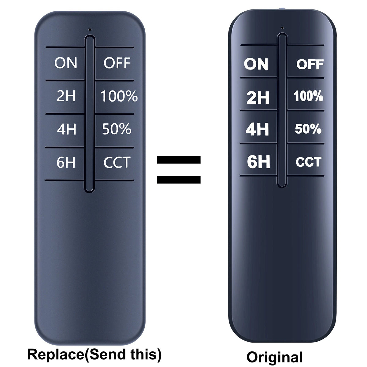 Replacement Remote Control For Outdoor Solar Pendant Lights (SL0301BLK)