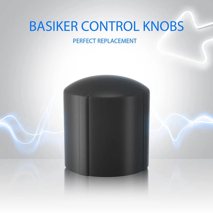 BASIKER Fit for  Equipment Radio Stereo Control 18*18.8mm, Black