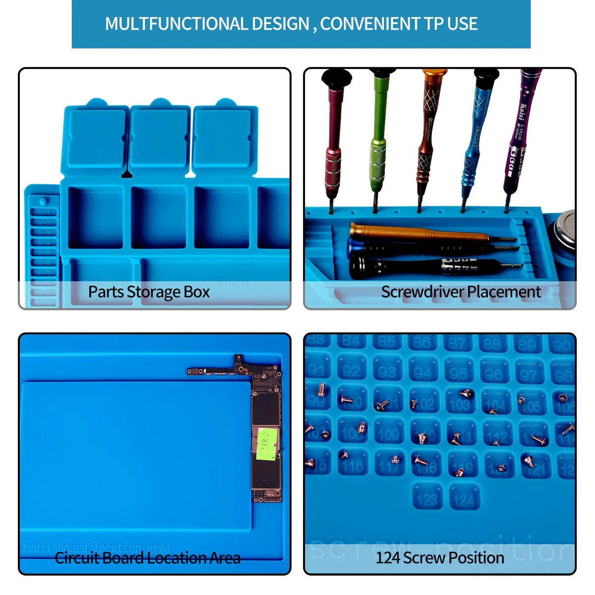 Kaisi S-160 Soldering Mat Insulation Silicone Magnetic Repair S-160,
