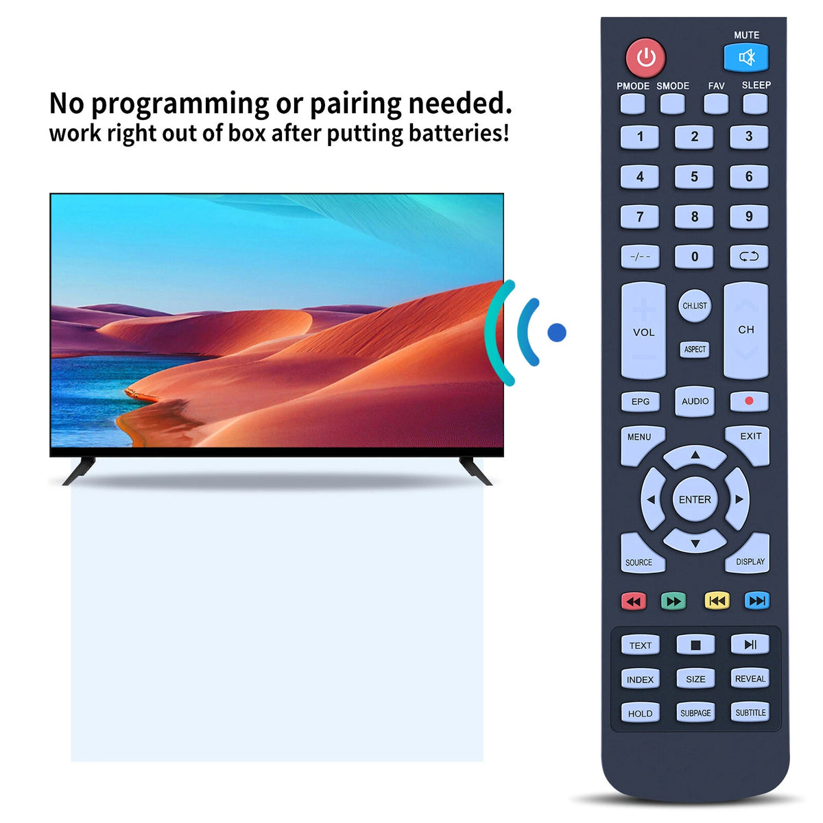 RM-C3310 Remote Control For JVC TV LT-19HA82U LT-28HA82U LT-28FD100 LT-32C360