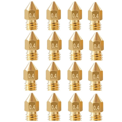 16Pcs Ender 3 Nozzles 0.4mm, MK8 Extruder 0.4mm Compatible for...