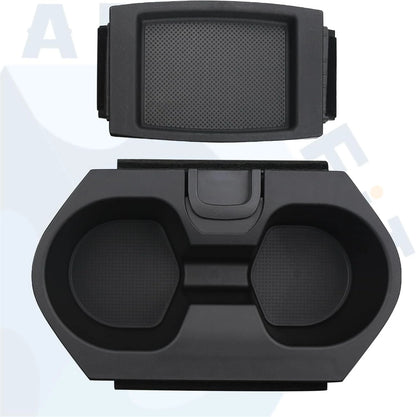 Civic Cup Holder Insert & Coin Tray for Center Console Black