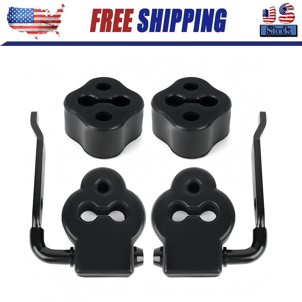6PCS Rubber Isolators & Support Brackets for Lincoln Town Car 2003-2011,2003-04