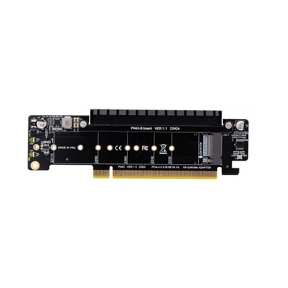 PCIE x16 to x8+x4+x4 Splitter Expansion Riser Card Ultra Quad VROC M.2 NVMe