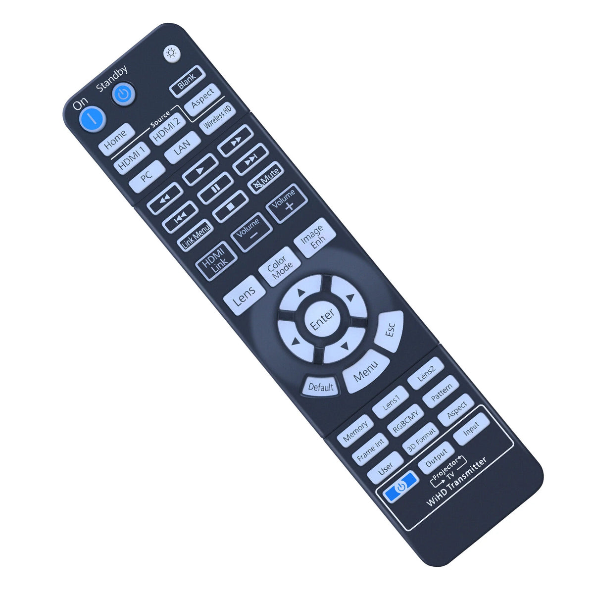 Replace Remote Control For Epson 2192876 / 219287600 Projector EH-TW9400W