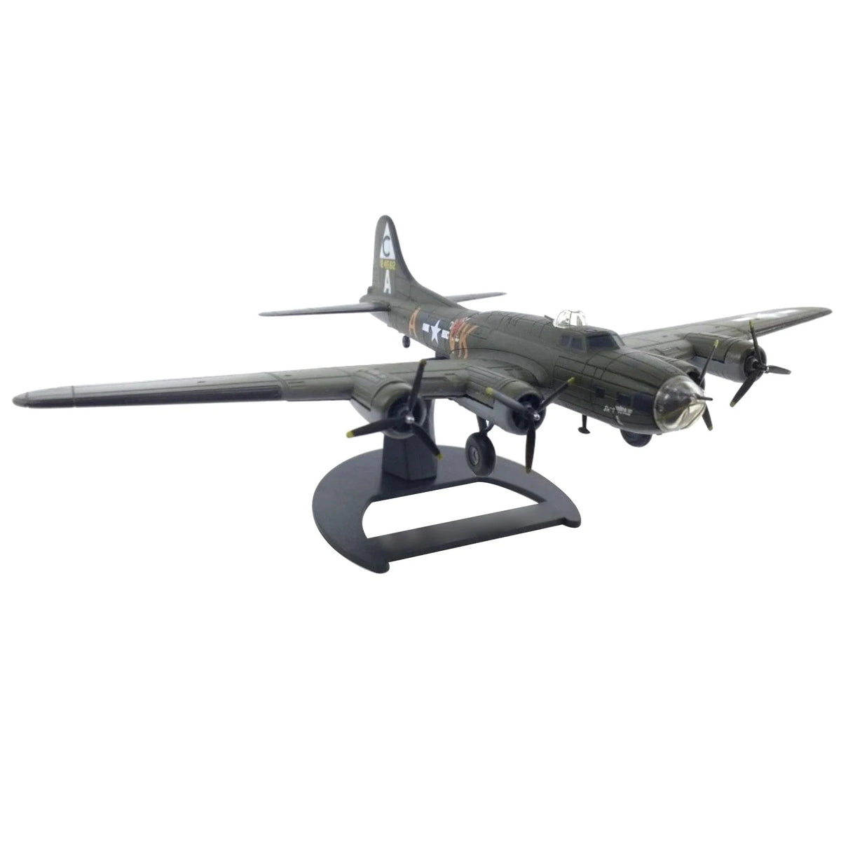 WWII B-17 Bomber Model 1:144 Scale United States USAAF Aircraft Collectible Toy