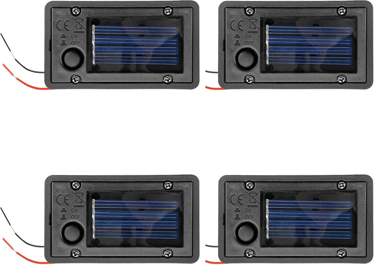 Battery Box, Solar Lantern Light Replacement Parts Top for Outdoor 4PCS