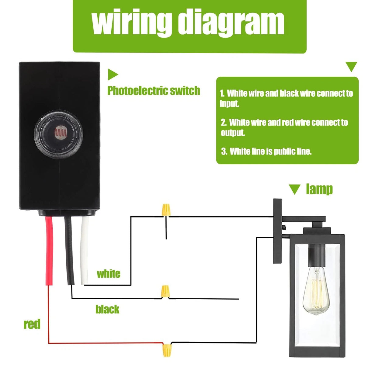 Dusk to Dawn Sensor for Outdoor Lighting 120-277V Photoelectric Switch...