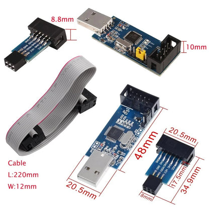 for ATMEL 51 AVR USB ISP ASP Microcontroller Programmer Downloader with 1 PCS