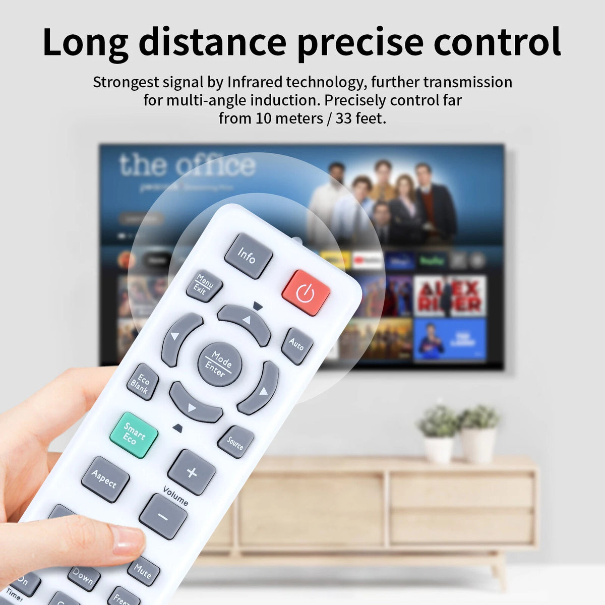 5J.J7N06.001 Remote Control For BenQ Projector W1500 W1070 W1080ST RC02