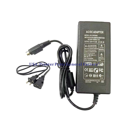 24V 3A Power Supply Adapter Kit For Gprinter GP1124D GP1324D GP-7645I GP-7635III