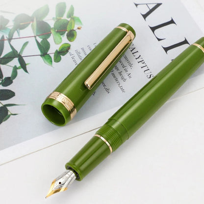Deep Green For Jinhao 82 Screw Cap Acrylic Fountain Pen F 0.5mm Nib Writing Tool