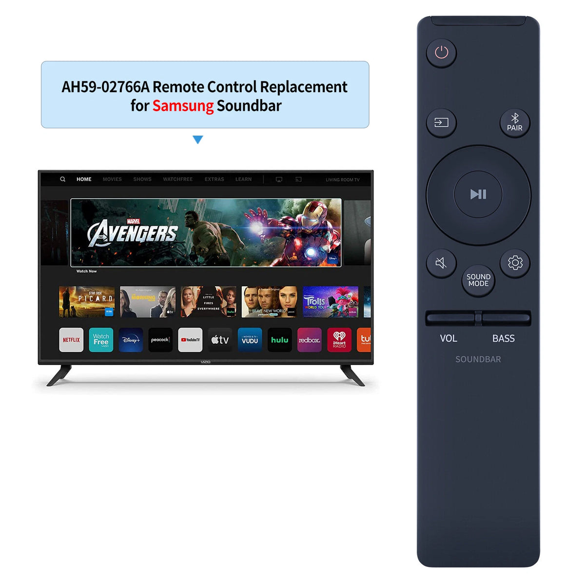 AH59-02766A Remote Control For Samsung Sound bar HW-NW700 HW-N400 HW-NW700/ZA