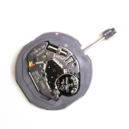 3 Hands Date @ 3 Metal Quartz Watch Movement With Stem For Miyota GM02 GM00
