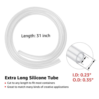 Ferroday 304SS Floating Dip Tube for Corny Keg, Ball Lock Beer 31", Silver