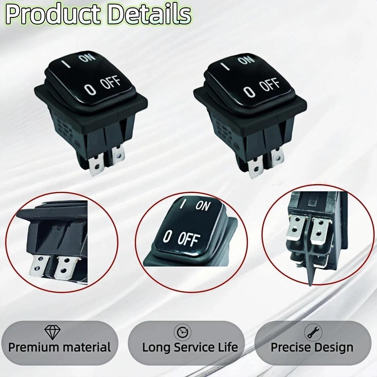 LZXQYMX 2-Pack Rocker Switch Fits for Titan 440 Paint Sprayer, Replaces...