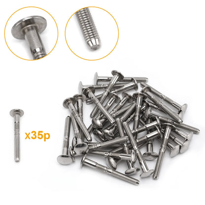 For Peterbilt 379 / 378  Stainless Steel Huck/Rivet Kit for Grille Surround