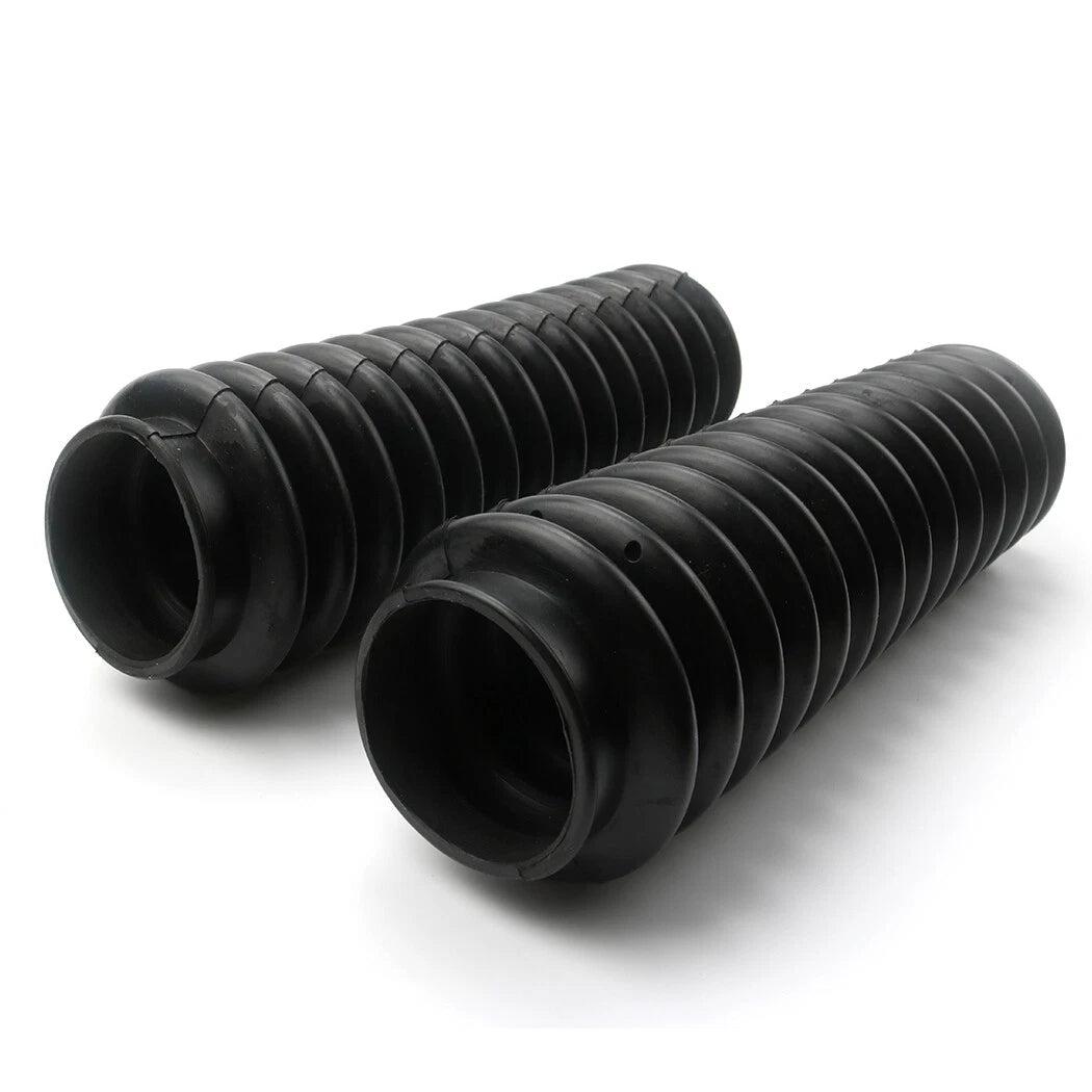 Black Universal Fork Boots  For HONDA ATC 250SX 1985 1986 1987