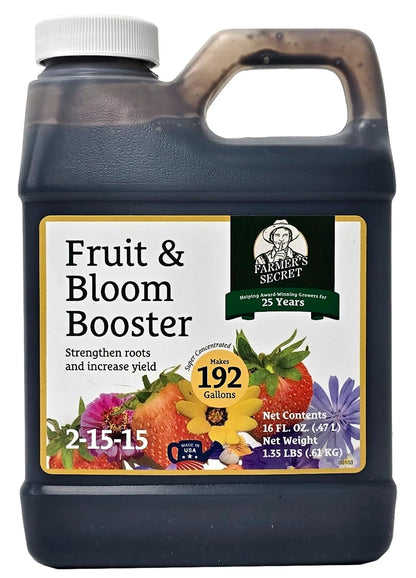 Farmer’s Secret Fruit & Bloom Booster Fertilizer (16oz) - Super 16oz