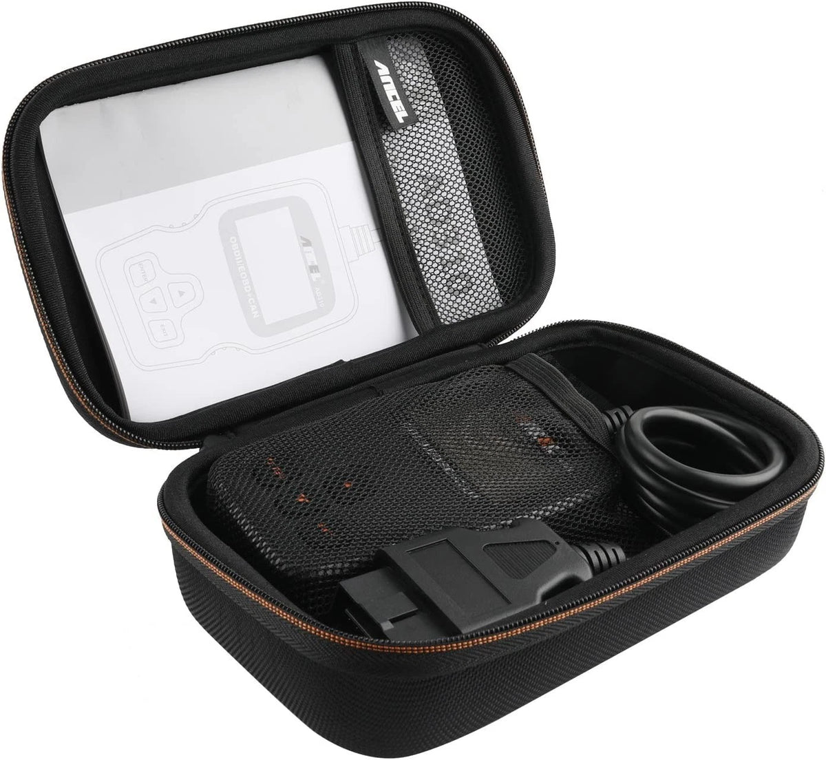 ANCEL Protective Case Storage Bag for OBD2 Scanner Code Reader EVABAG, Black