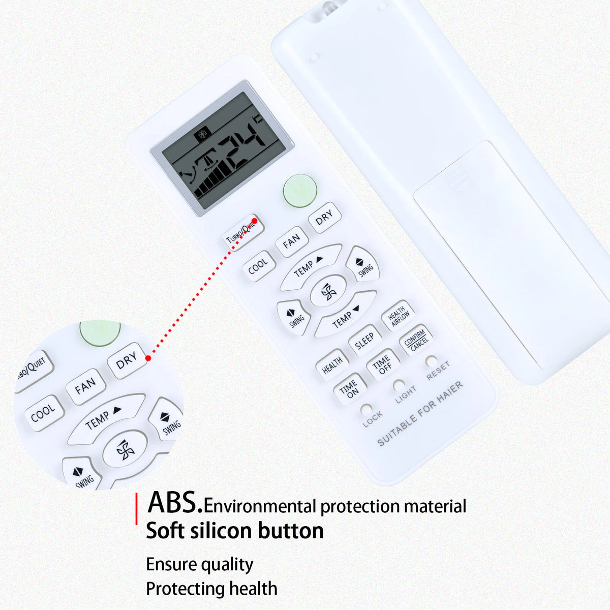 0010401715BW Remote Control For Haier Air Conditioner V9014557 G85