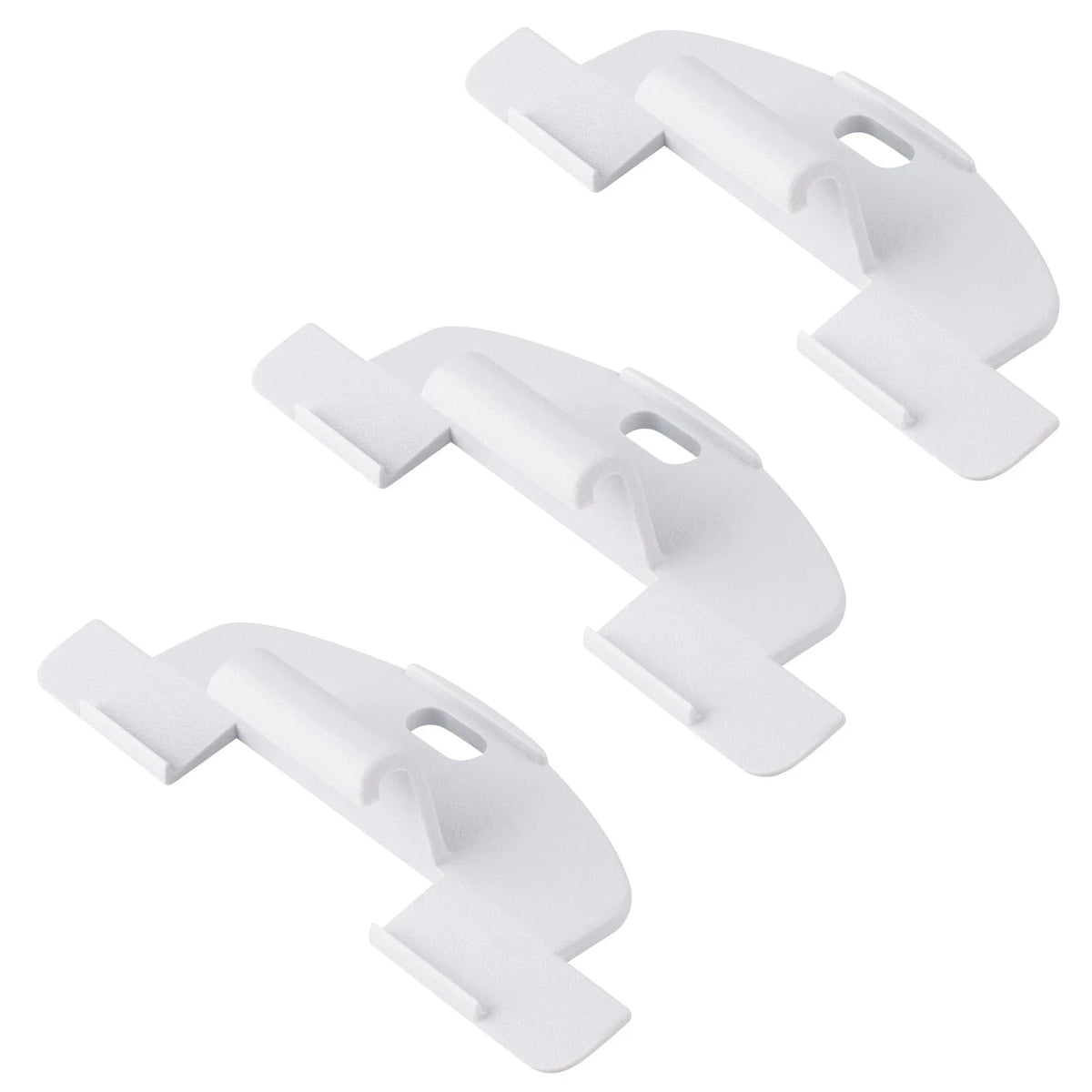 GRONGU 3/4" Lite Rise Handles Blinds Pulls Compatible with 3/4 inches, White