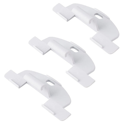 GRONGU 3/4" Lite Rise Handles Blinds Pulls Compatible with 3/4 inches, White