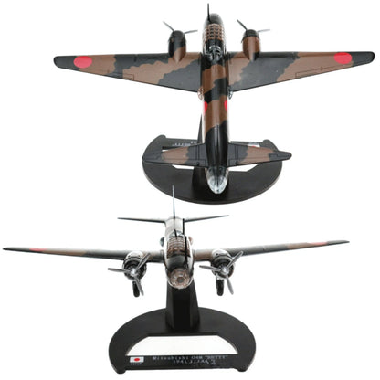 17cm Alloy 1/144 Scale WWII G4M Betty Bomber Airplane Model Plane Toy Gift Decor